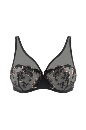 ELISE - BRA - SCARF - NOIR... 2