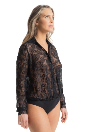 SWAN - BLOUSE BODYSUIT -...