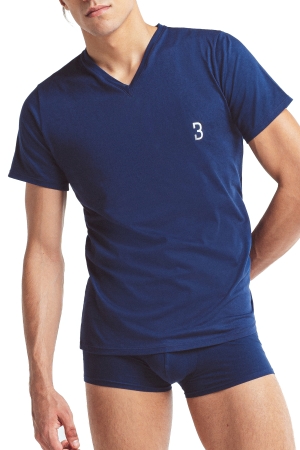 NAVY BASIC RANGE - V-NECK...